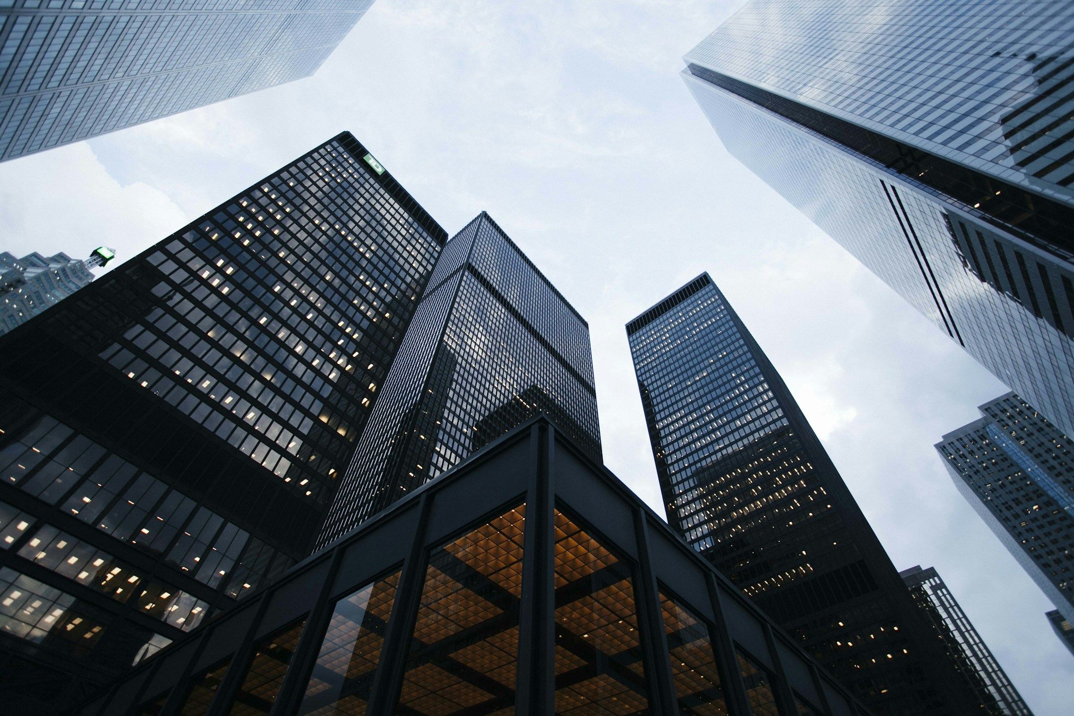 Commercial high-rise office towers
