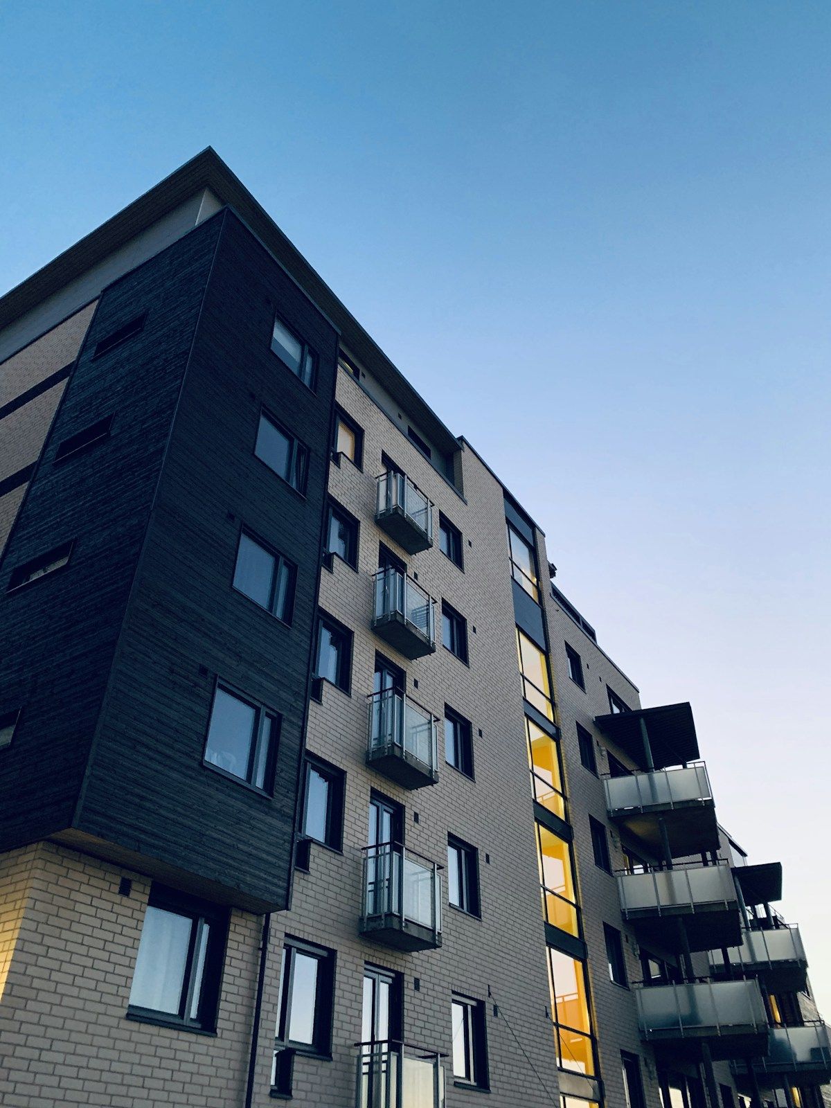 Modern commercial building exterior